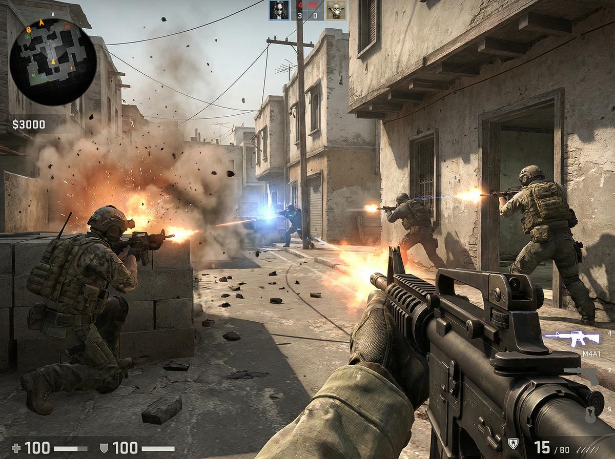 每日大赛反恐精英视频解说